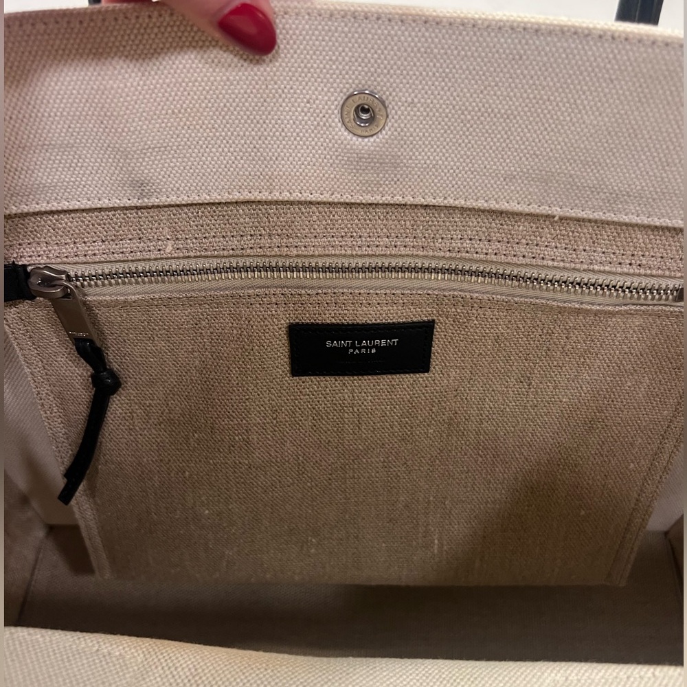 Yves Saint Laurent Rive Gauche Canvas Tote - Picture 5 of 11